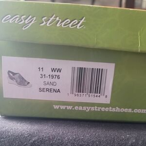 Easy Street Tan Flats Comfortable Loafers